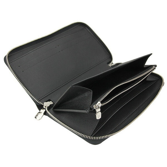 Louis Vuitton Long Wallet Zipper Graphite Black Zippy Organizer NM - Picture 6 of 9